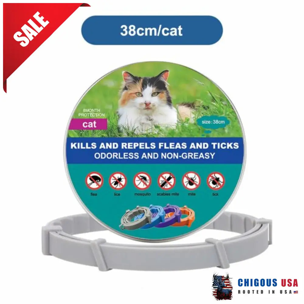 Thefurrlife 8 Months Flea And Tick Free Gray / Small (38Cm)