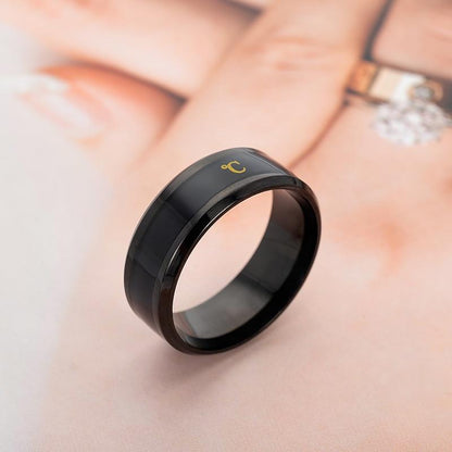 Temperature Mood Ring – Stainless Steel Color Changing Ring for Men & Women