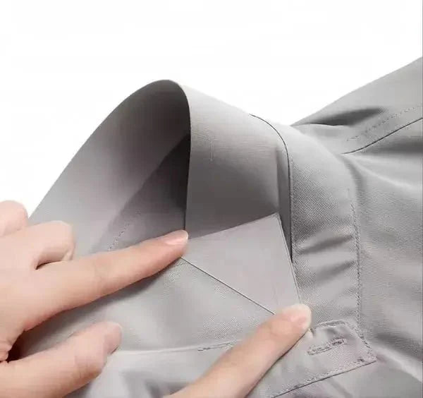 Thick PVC Triangle Shirt Collar Shaper – Anti-Warp, No-Curl Collar Extenders for a Perfectly Crisp Look