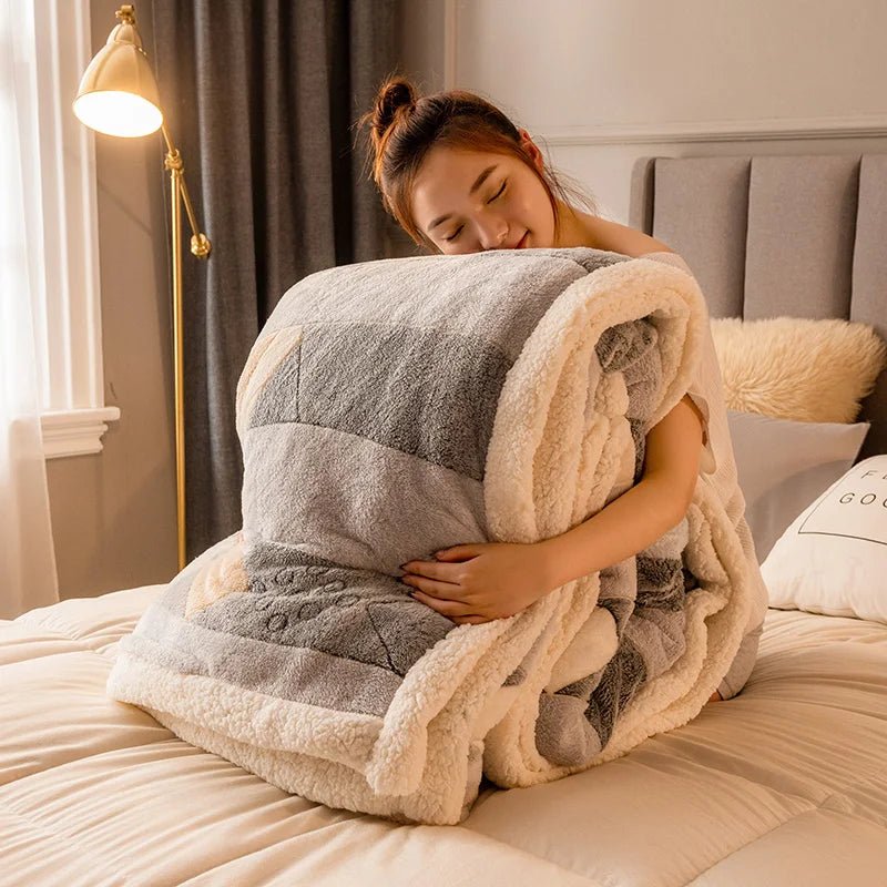 Thickened Winter Velvet Blanket – Ultra-Soft, Thick, and Cozy Throws for Adults, Perfect Sofa or Bed Cover