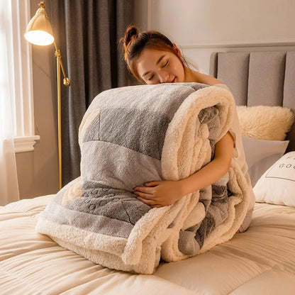 Thickened Winter Velvet Blanket – Ultra-Soft, Thick, and Cozy Throws for Adults, Perfect Sofa or Bed Cover