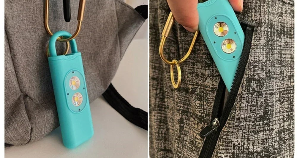 Personal Safety Alarm Keychain – Loud Self-Defense Siren with LED Light for Women, Girls & Children, Emergency Anti-Wolf Alert