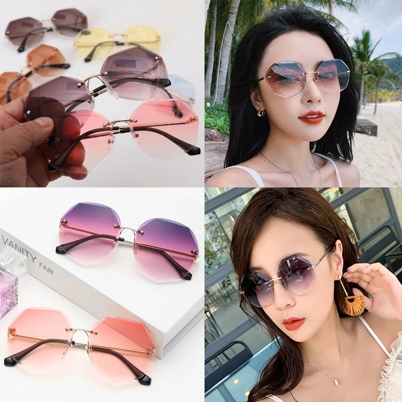 Timeless Polygon Sunglasses – Luxe 2024 Designer Shades for Bold, Trendy Style