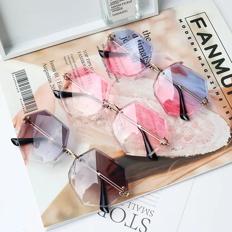 Timeless Polygon Sunglasses – Luxe 2024 Designer Shades for Bold, Trendy Style