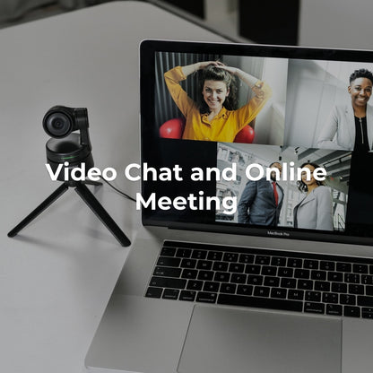 AI-Powered PTZ Webcam 1080p with Auto-tracking and Gesture Control