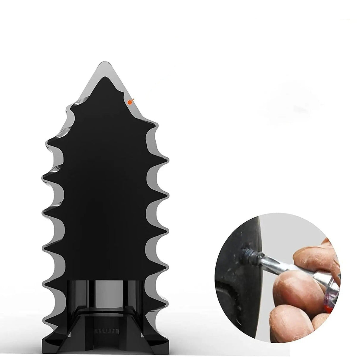 Screw-In Tire Plugs – Tire Repair Kit for Tubeless Car, Light Truck, Motorcycle and Scooter Tires (Tire Puncture Sealing Nail)