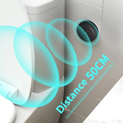 Automatic Toilet Flusher for Push-Button Toilets – Touchless Motion Sensor Flush Kit, Battery Powered