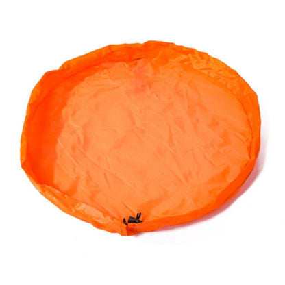 Toy Storage Bag - Portable Children Toy Cushion Storage Bag and Play Mats, Kids Canvas Bag