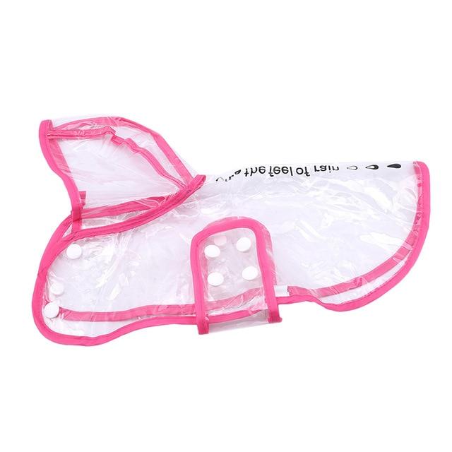 Transparent Dog Raincoat