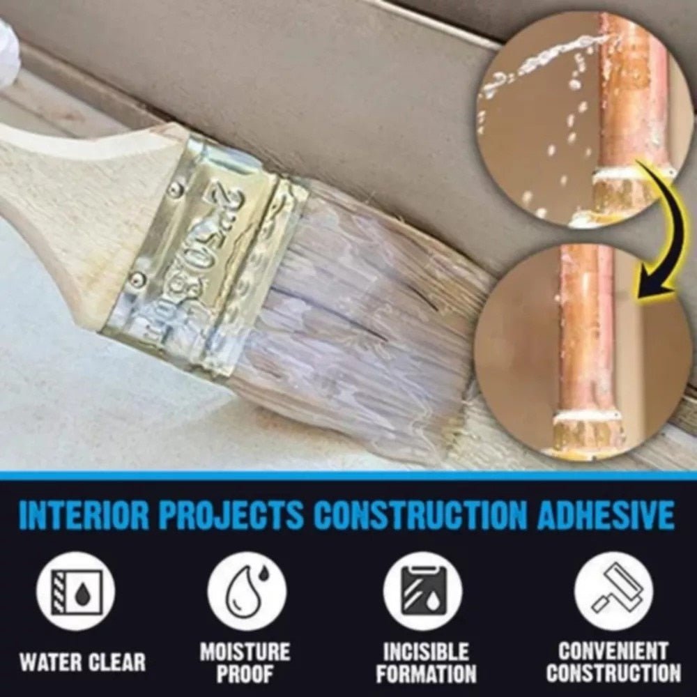 Transparent Waterproof Sealant, Anti-Leak Nano Glue for Roof Repair, Leak-trapping Repair Agent