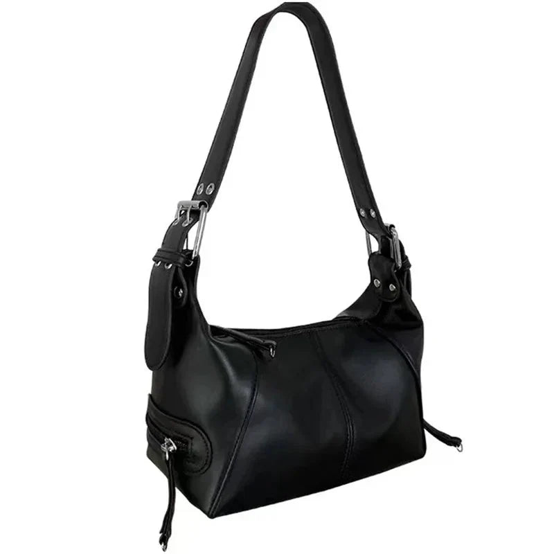 Trendy Underarm Shoulder Bag – Stylish PU Leather Baguette Handbag