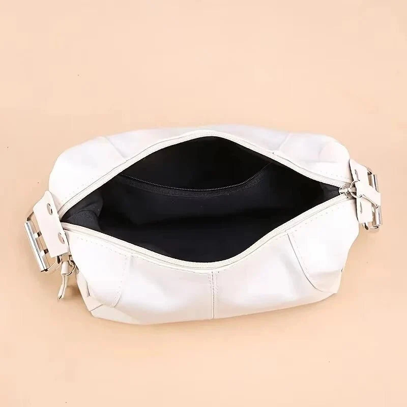 Trendy Underarm Shoulder Bag – Stylish PU Leather Baguette Handbag