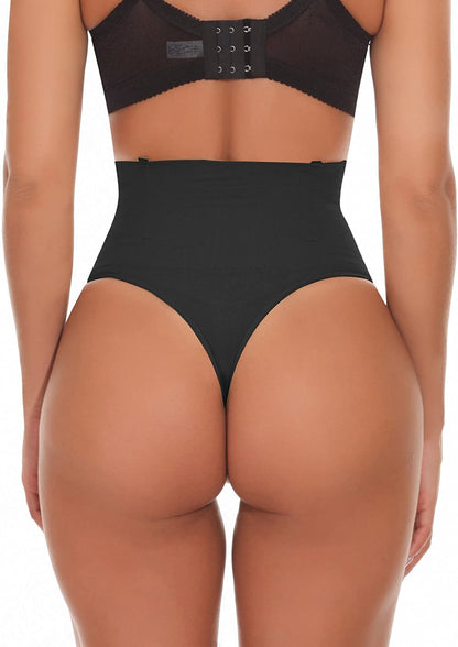 Tummy Control Thong - High Waist Tummy Control Panties Women Thong Shapewear