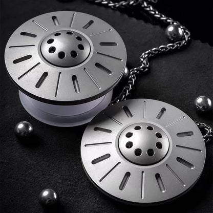 UFO Mini Mechanical Metal Toy - Flying Saucer  UFO Fidget Spinner
