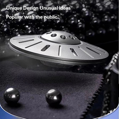 UFO Mini Mechanical Metal Toy - Flying Saucer  UFO Fidget Spinner