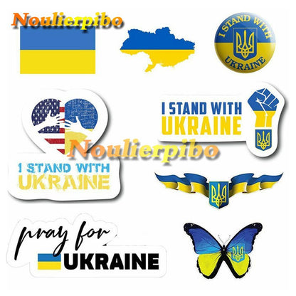 Ukraine Flag Vinyl Car Stickers