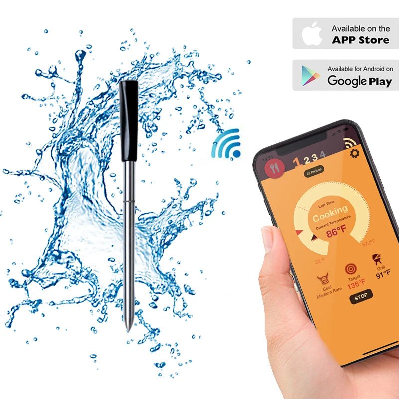Ultimate Wireless Meat Thermometer - Bluetooth Meat Thermometer