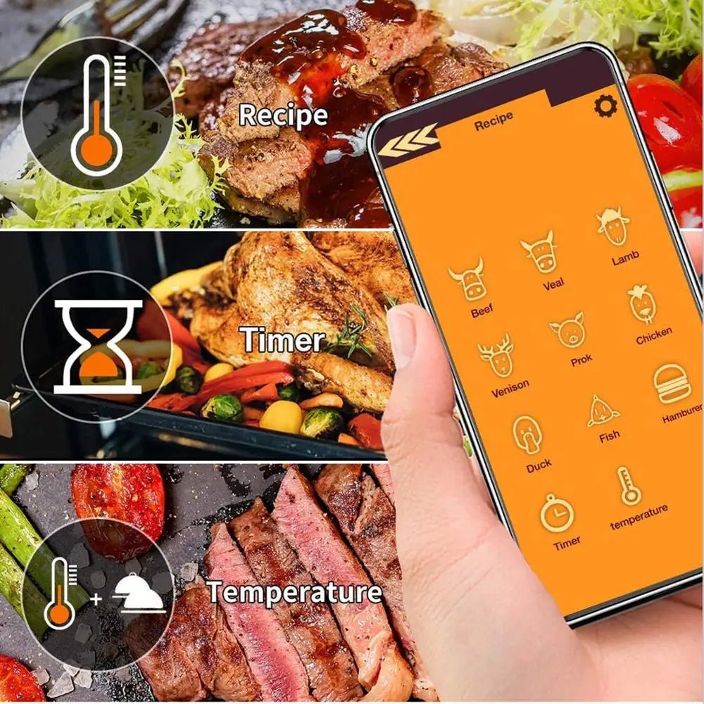 Ultimate Wireless Meat Thermometer - Bluetooth Meat Thermometer