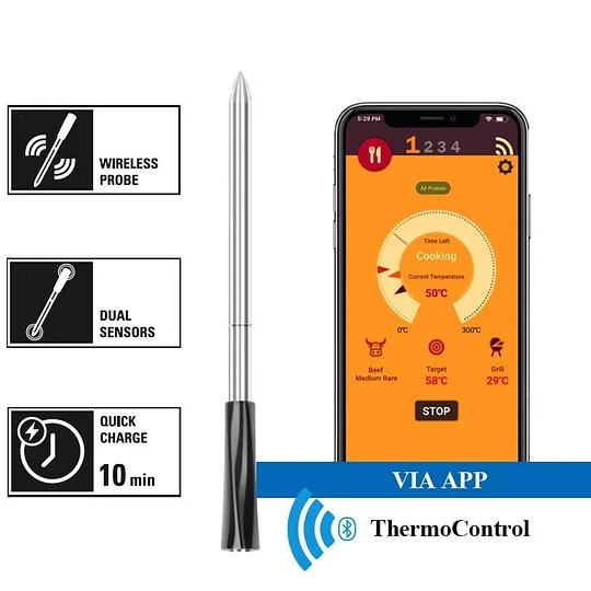 Ultimate Wireless Meat Thermometer - Bluetooth Meat Thermometer