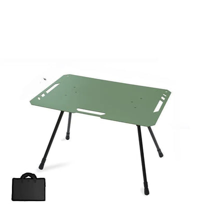 Ultra-Light Portable Folding Tactical Table – Sleek Aluminum Alloy Design for Camping, BBQs, and Outdoor Picnics