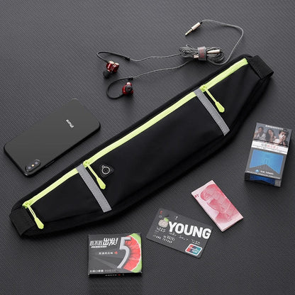 Ultra-Thin Waterproof Running Belt – Secure & Invisible Sports Waist Bag