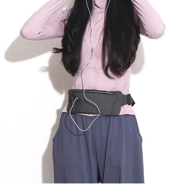 Ultra-Thin Waterproof Running Belt – Secure & Invisible Sports Waist Bag