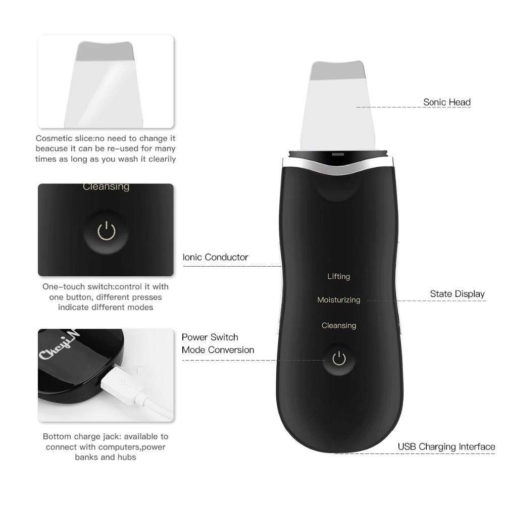 Ultrasonic Skin Scrubber & Face Spatula with Nano Mist Sprayer