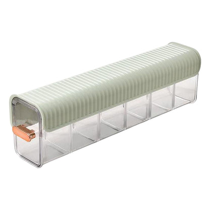 Underwear Organizer - 6-Grid Wall Mounted Transparent Underwear Storage Box
