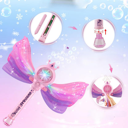 Unicorn LED Automatic Bubble Wand – Electric Bubble Blower for Kids! Enchanting Bubble Fun for Toddlers, Boys & Girls – Perfect Playtime Toy