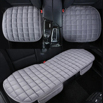 Universal Anti-Slip Warm Car Seat Pad with Pocket – Breathable, Cushioned Cover for Ultimate Comfort & Protection