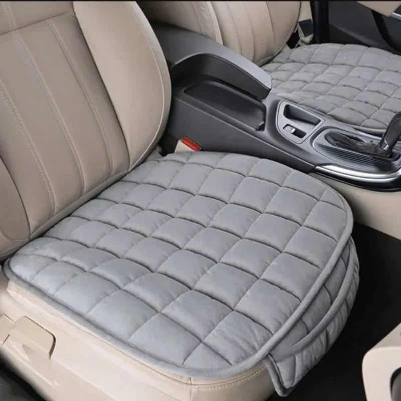 Universal Anti-Slip Warm Car Seat Pad with Pocket – Breathable, Cushioned Cover for Ultimate Comfort & Protection