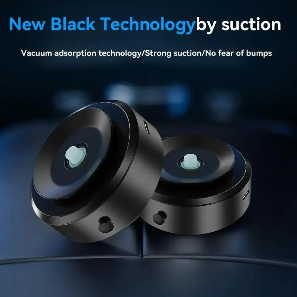 Universal Car Suction Cup Magnetic Phone Holder - Black Technology, Stable Vacuum Adsorption Phone Mount