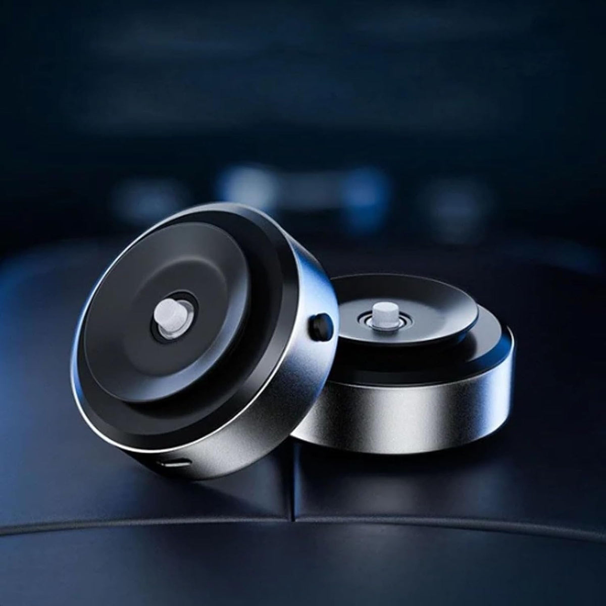 Universal Car Suction Cup Magnetic Phone Holder - Black Technology, Stable Vacuum Adsorption Phone Mount