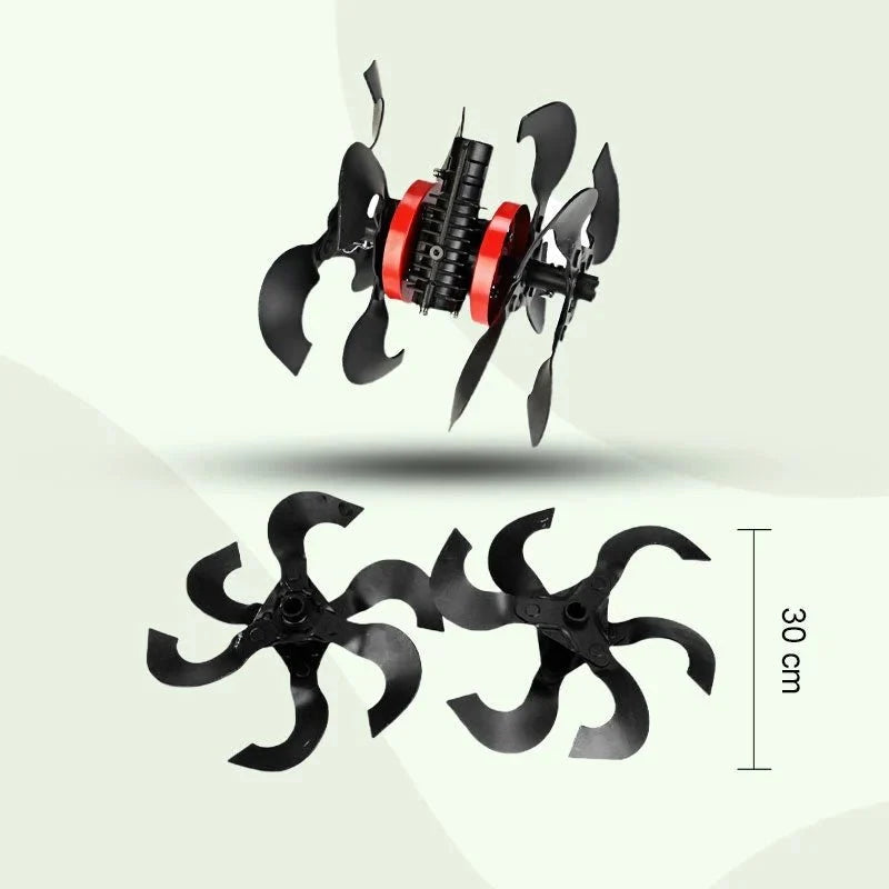 Universal Precision Alloy Lawn mower Accessories - Loosening Wheel Deep Plowing Trenching Cutter