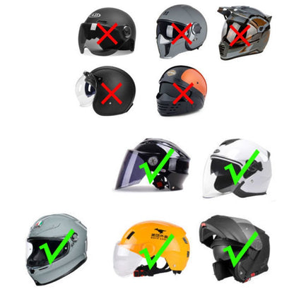 Universal Rechargeable Motorcycle Helmet Wiper - Waterproof Helmet Wiper