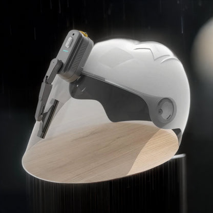 Universal Rechargeable Motorcycle Helmet Wiper - Waterproof Helmet Wiper