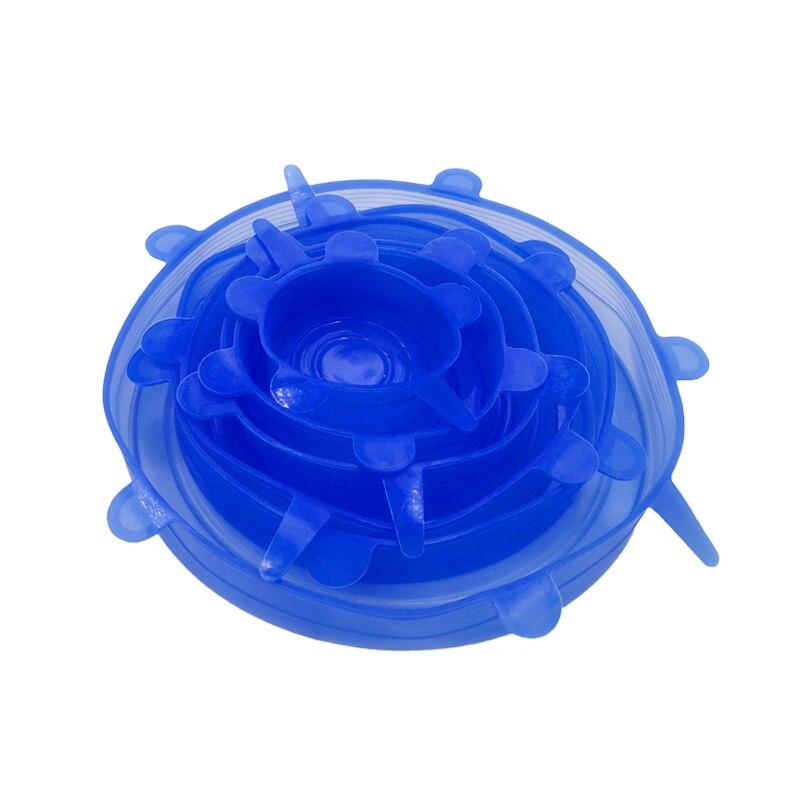 Universal Silicone Stretch Lids 6pcs.