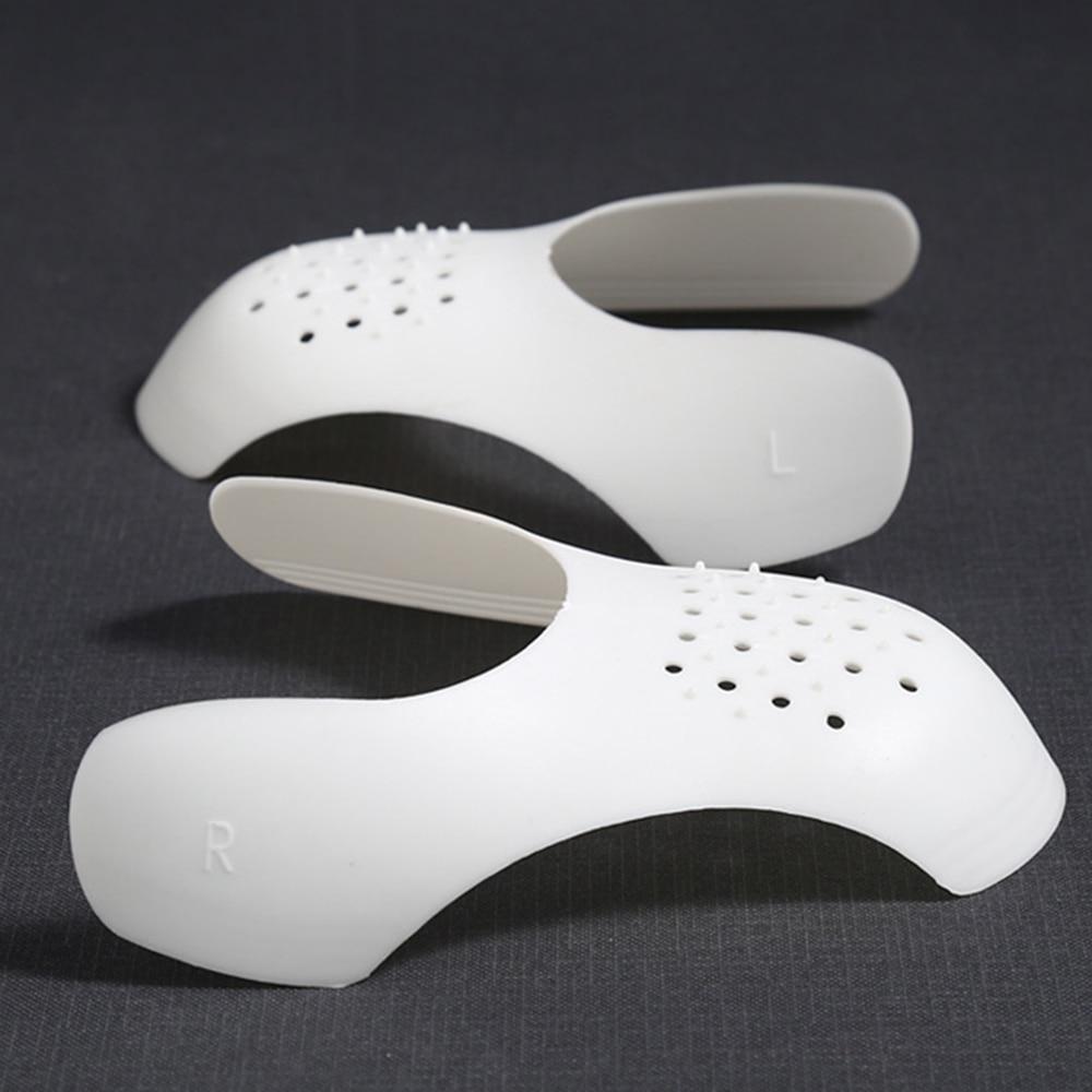 Universal Anti-Crease Sneaker Shields - 1 Pair (Left + Right) Toe Box Crease Protectors