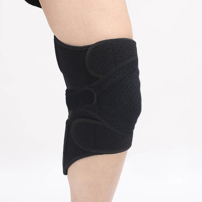 Knee Brace with Rebound Springs – Adjustable Sports Stabilizer Pads for Running with Hook and Loop Closure