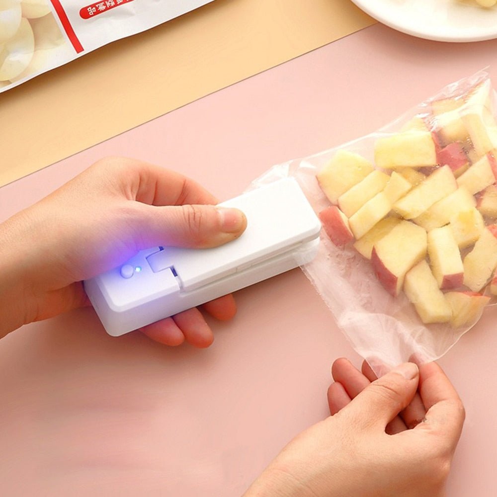 USB Chargeable Mini Bag Sealer - Compact Bag Sealer