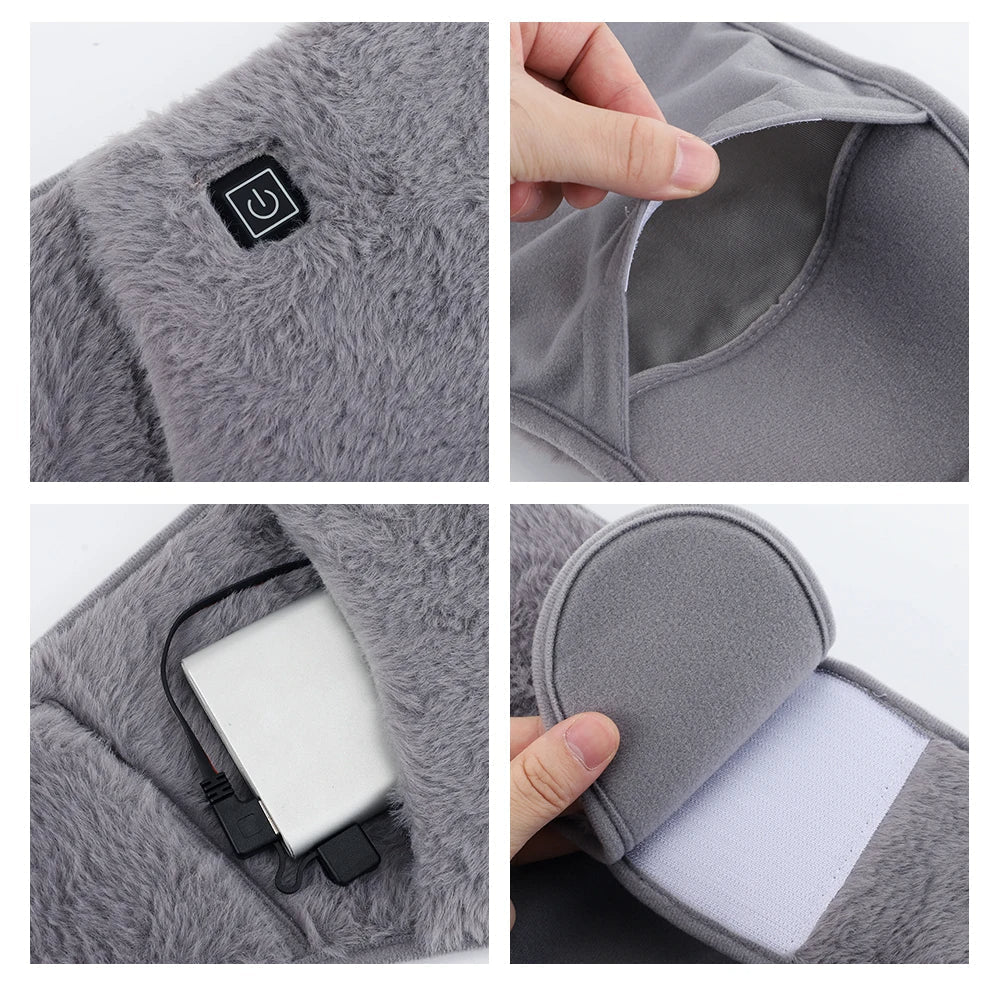 USB Electric Waist and Hand Heating Belt – Cozy Hand Warmer & Hot Compress Therapy for Abdominal, Waist, Lumbar & Menstrual Relief, Perfect for Winter Comfort
