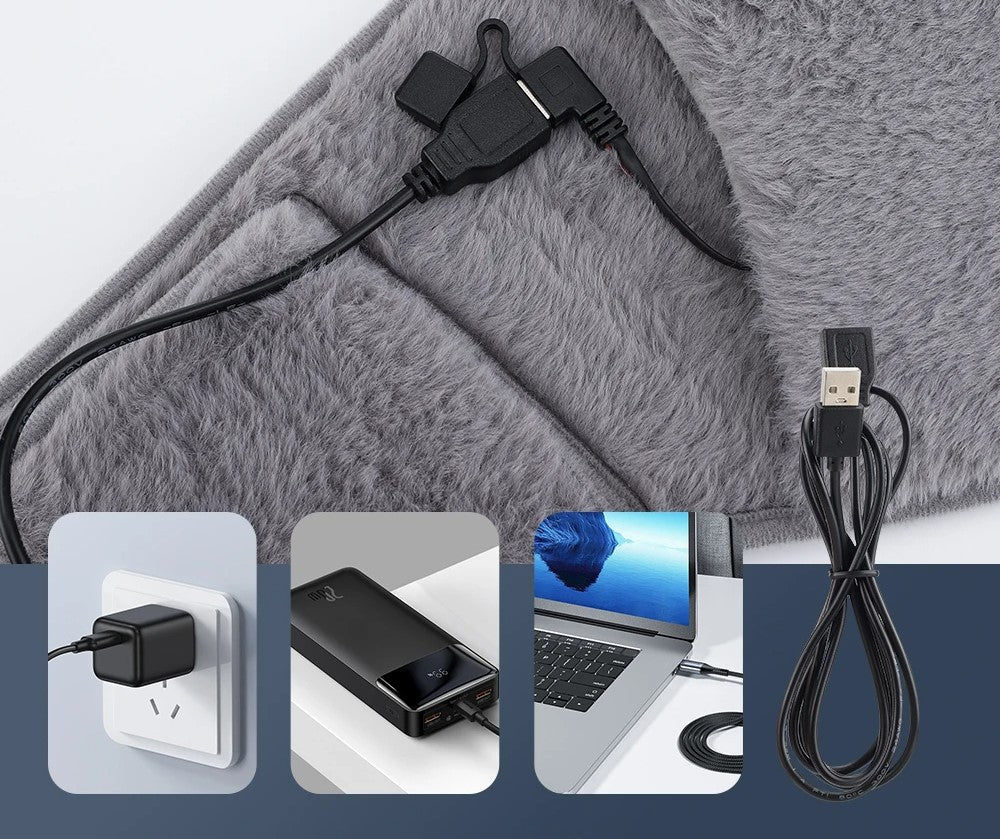 USB Electric Waist and Hand Heating Belt – Cozy Hand Warmer & Hot Compress Therapy for Abdominal, Waist, Lumbar & Menstrual Relief, Perfect for Winter Comfort
