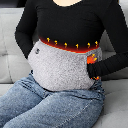 USB Electric Waist and Hand Heating Belt – Cozy Hand Warmer & Hot Compress Therapy for Abdominal, Waist, Lumbar & Menstrual Relief, Perfect for Winter Comfort