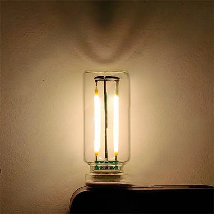 USB Touch-Control Incandescent Lamp – Set of 2 5V Bulbs To Create a Warm & Cozy Atmosphere with Stylish Filament Lighting