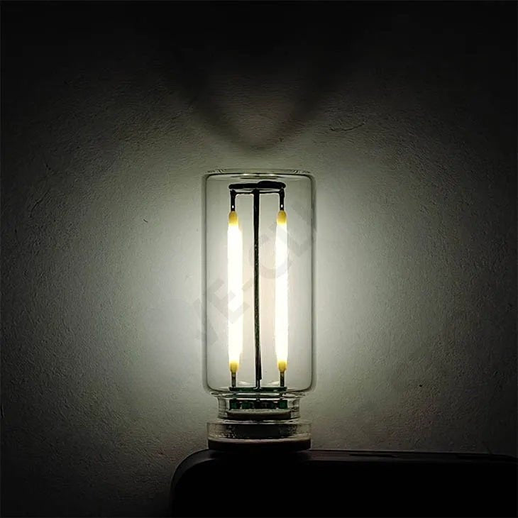 USB Touch-Control Incandescent Lamp – Set of 2 5V Bulbs To Create a Warm & Cozy Atmosphere with Stylish Filament Lighting