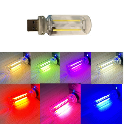 USB Touch-Control Incandescent Lamp – Set of 2 5V Bulbs To Create a Warm & Cozy Atmosphere with Stylish Filament Lighting