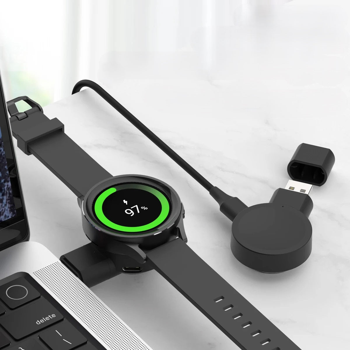 Smart Watch Wireless Dock Charger – USB Charging Stand for Samsung Galaxy Watch 5/6/7