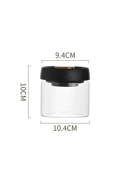 Vacuum-Sealed Glass Jar – Perfect for Preserving Coffee Beans, Tea, Milk Powder & More