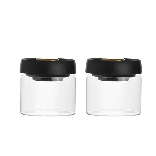 Vacuum-Sealed Glass Jar – Perfect for Preserving Coffee Beans, Tea, Milk Powder & More
