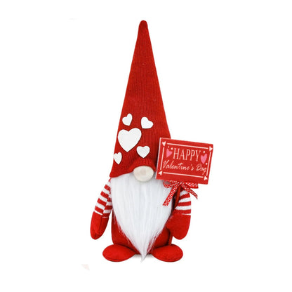 Valentine's Day Glowing Gnome Plush– Adorable Faceless Plush Dolls, Perfect Holiday Ornaments & Heartwarming Party Gifts
